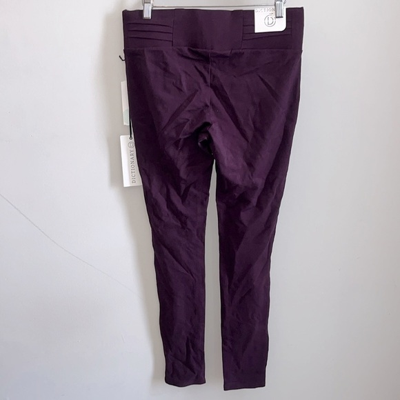 Stitch Fix I Dictionary Catriana Ponte Skinny Pants Dark Purple Size Medium - Picture 5 of 10